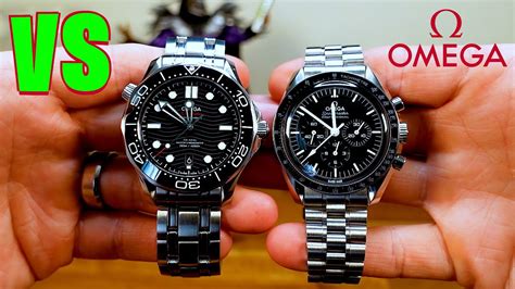 omega seamaster vs speedmaster review.